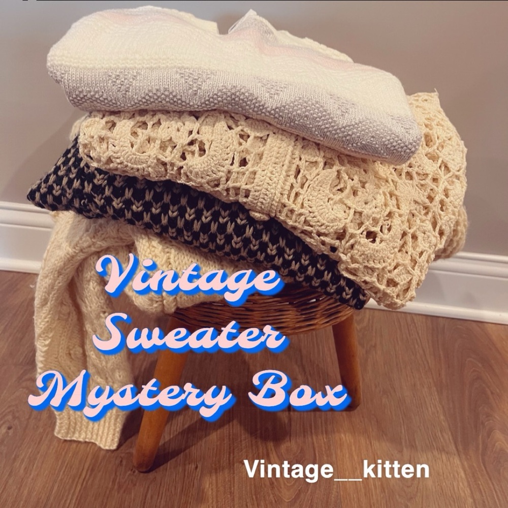 Vintage Sweater Mystery Box